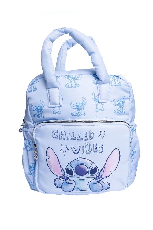 Morral con diseño de stitch "chilled vibes"