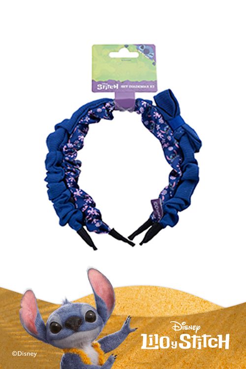 Set de diademas x2 unidades diseño de stitch