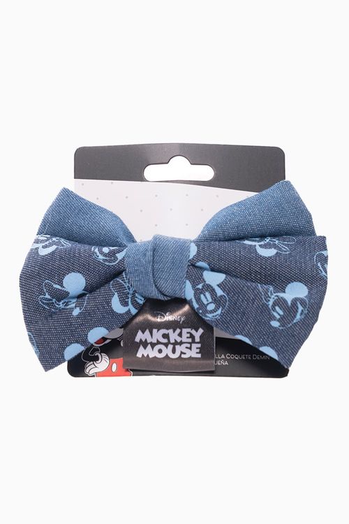 Hebilla coquete denim pequeña mickey mouse