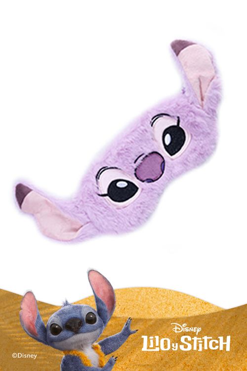 Antifaz para dormir con diseño de stitch