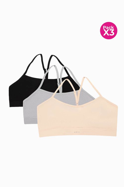 Top seamless sin costuras paquete x3