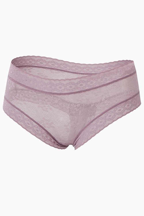 Panty tipo brasilera confeccionado en malla paquete x2