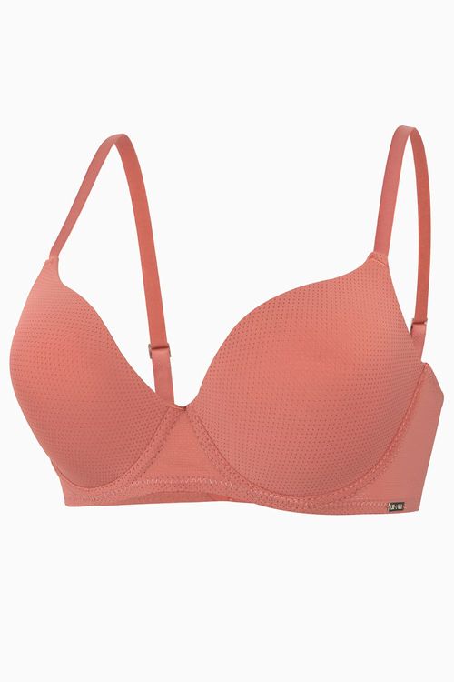 Brasier copa 3/4 paquete x2 en microfibra con refuerzo en algodon