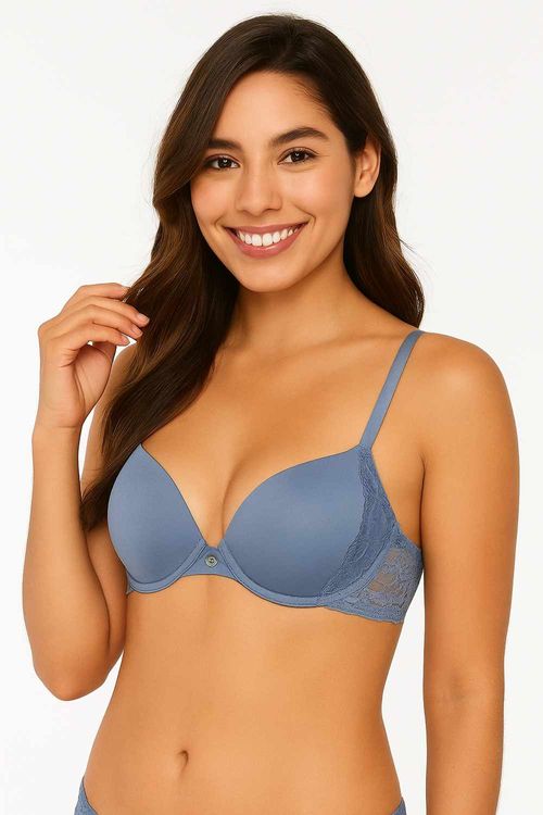 Brasier paquete x2 en microfibra y encaje