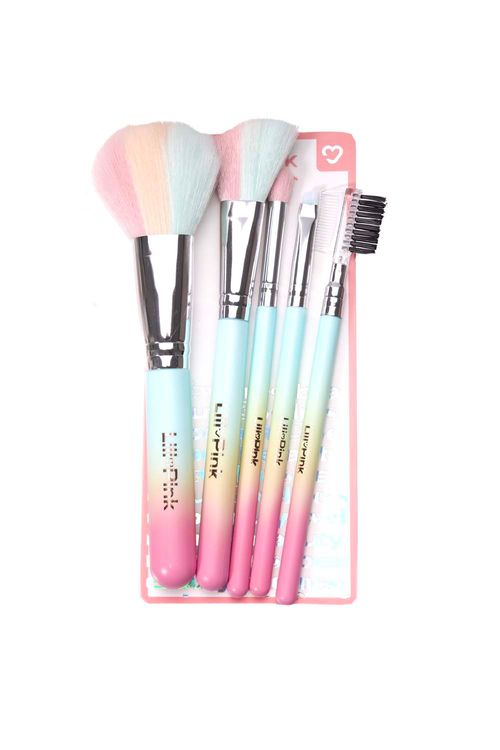 Set de brochas x5 unidades colores pastel