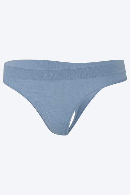 Panty seamless tipo brasilera con textura espiga paquete x2