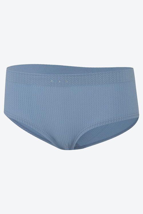 Panty seamless tipo hipster con textura espiga paquete x2