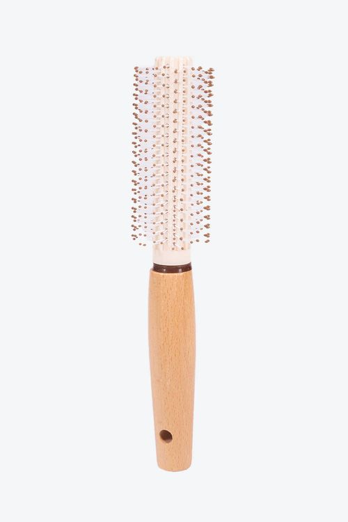 Cepillo de cabello madera redondo
