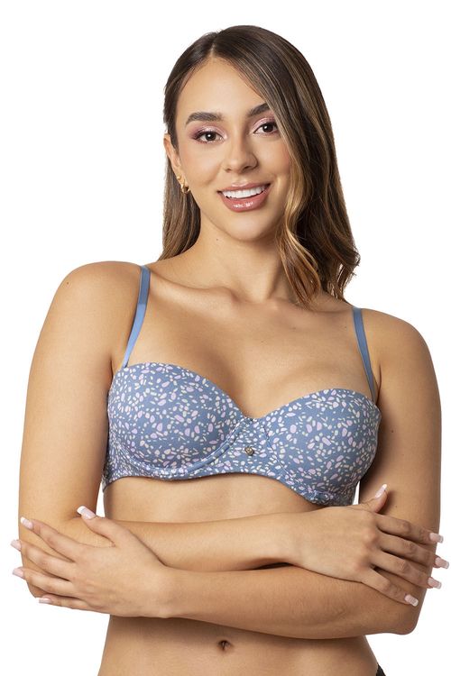 Paquete x2 brasier tipo strapless en algodón