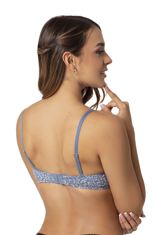 Paquete x2 brasier tipo strapless en algodón