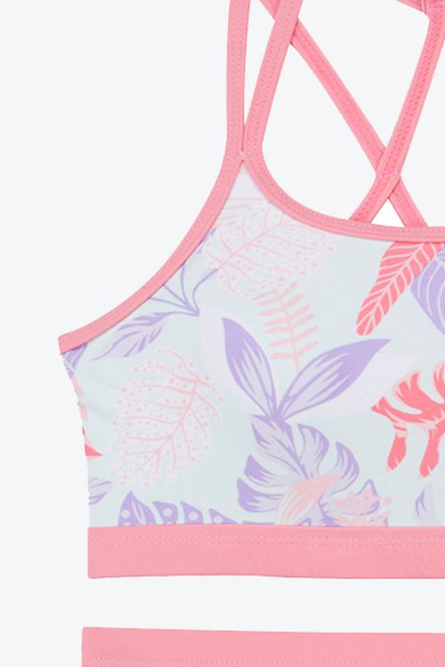 Vestido de baño dos piezas para niña