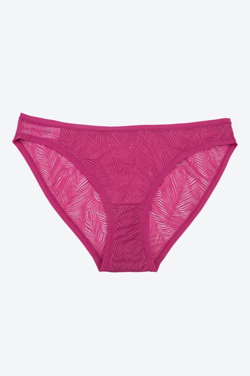 Panty hipster paquete x3 con encaje delicado