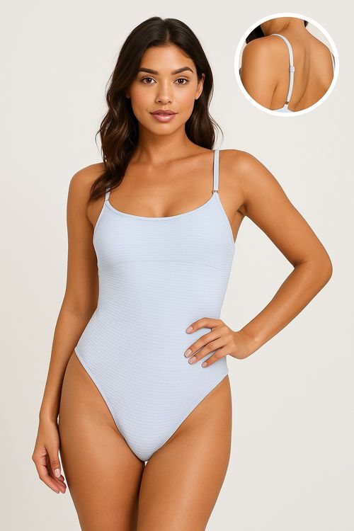 Vestido de baño entero confecccionado en microfibra