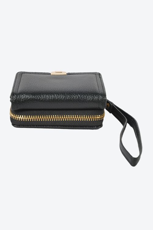 Billetera para dama con asa y compartimientos