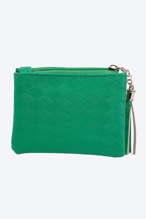 Monedero con diseño rectangular