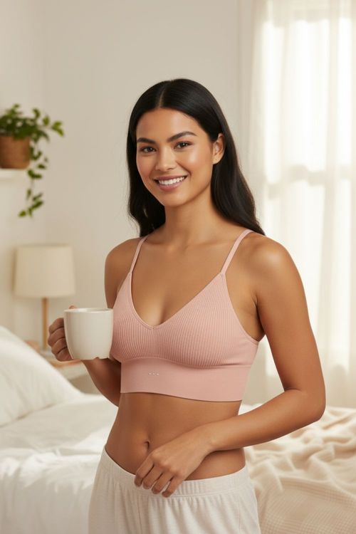 Top triangular individual con tecnologia seamless