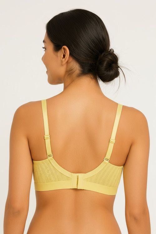 Brasier tecnobra con diseño triangular en microfibra