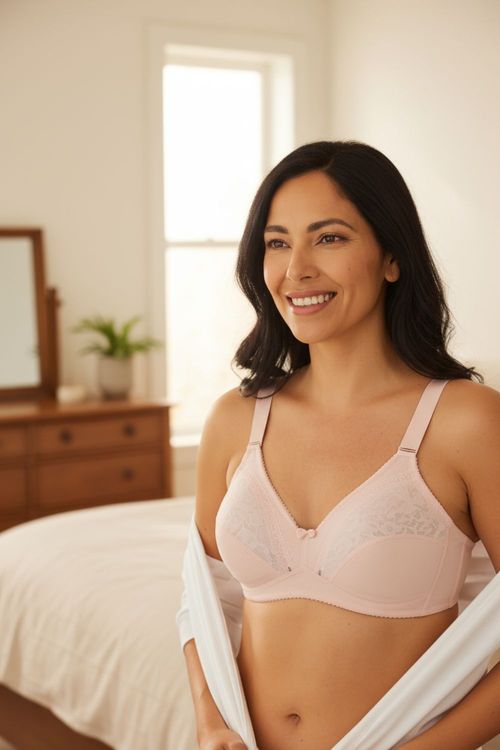 Brasier clasico triangular en encaje