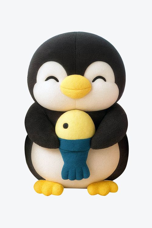 Peluche Pingüinos pequeño de 22 cm