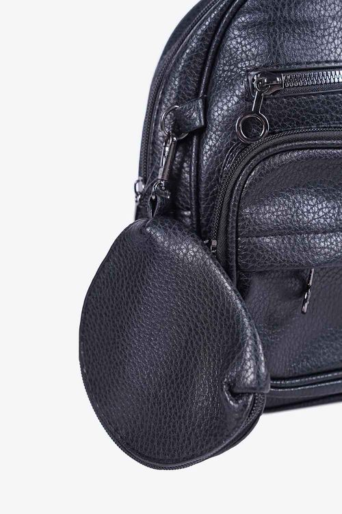 Mini morral con diseño juvenil más monedero incluido