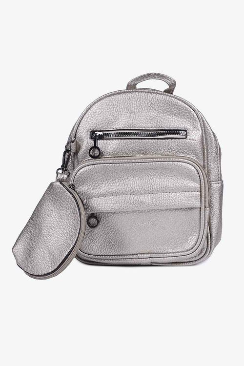 Mini morral con diseño juvenil más monedero incluido