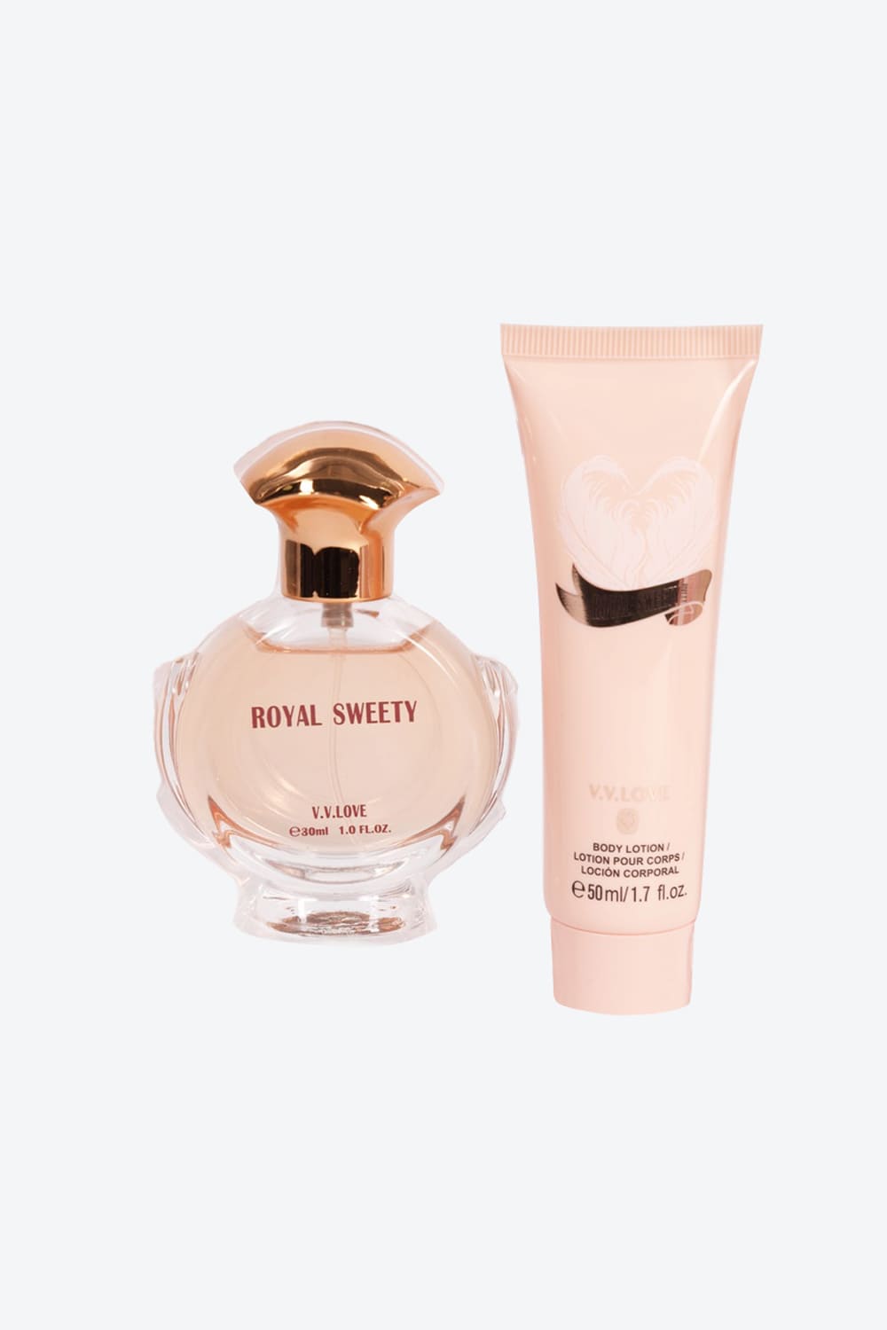 Set perfume 30ml crema corporal 50ml royal sweety