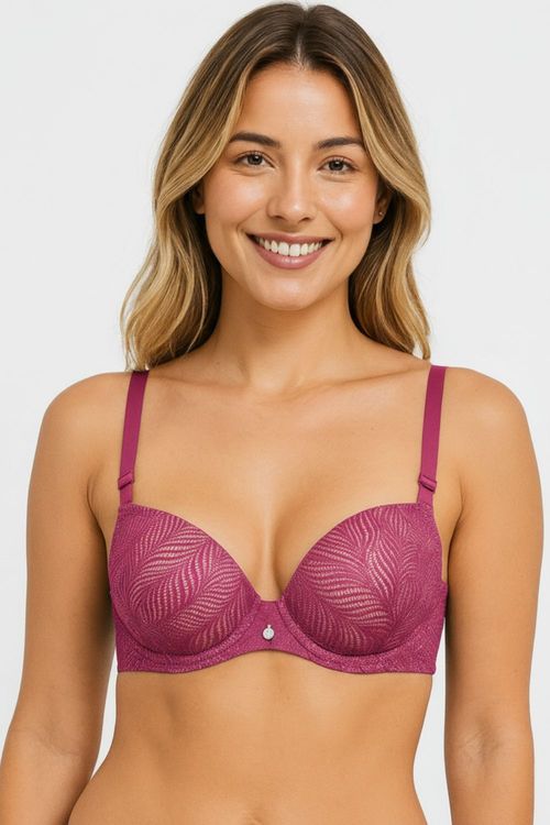 Brasier con cobertura 3/4 en encaje copa "b"