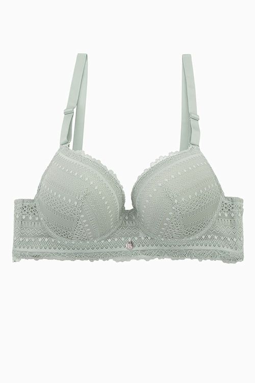 Brasier gold estilo 3/4 en encaje copa "b"