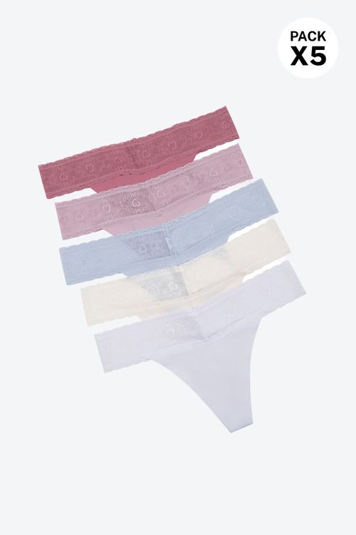 Brasilera invisible paquete x5 en microfibra