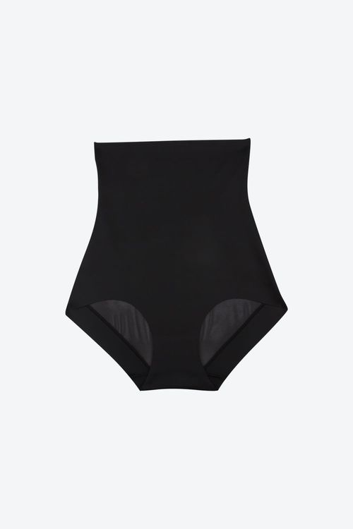 Panty control de abdomen tipo hipster en microfibra