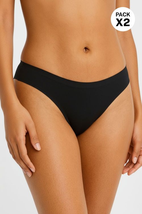 Brasilera paquete x2 corte láser en microfibra