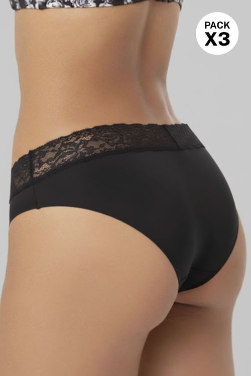 Panty tipo culotte invisible paquete x3