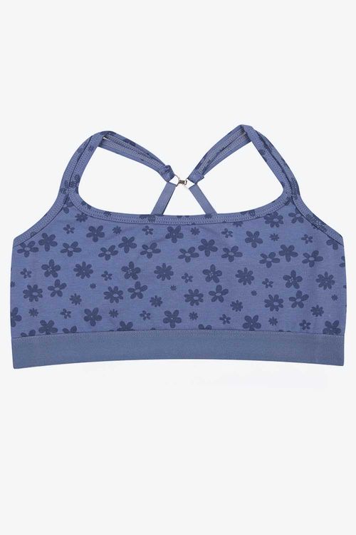 Top con tirantes delgados para niña en algodón paquete x2