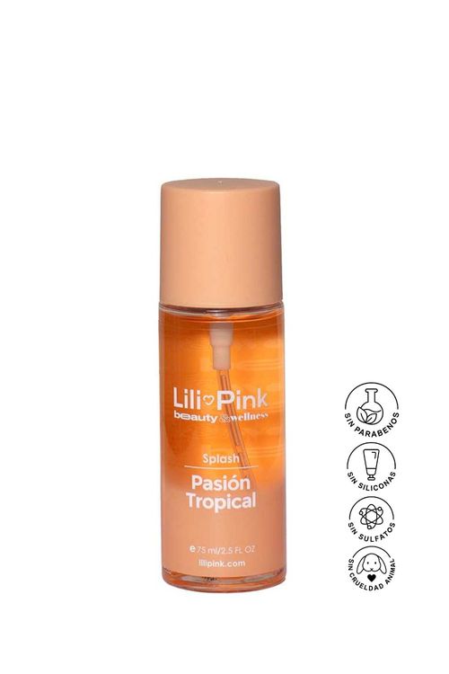 Splash corporal  pasión tropical 75ml