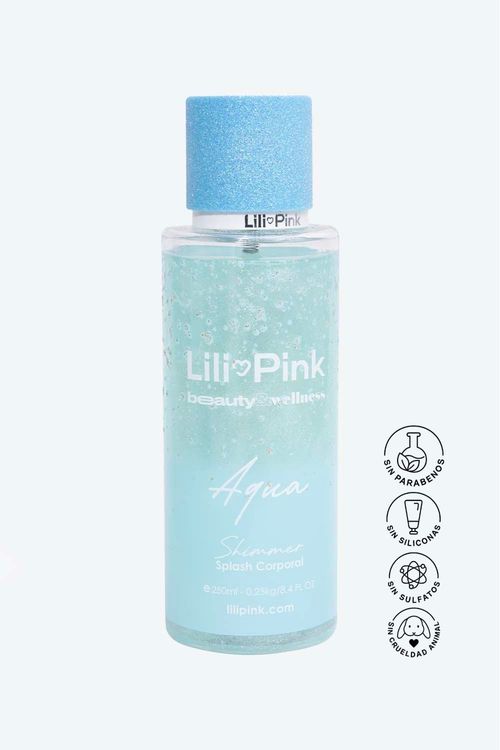 Splash shimmer aqua de 250ml