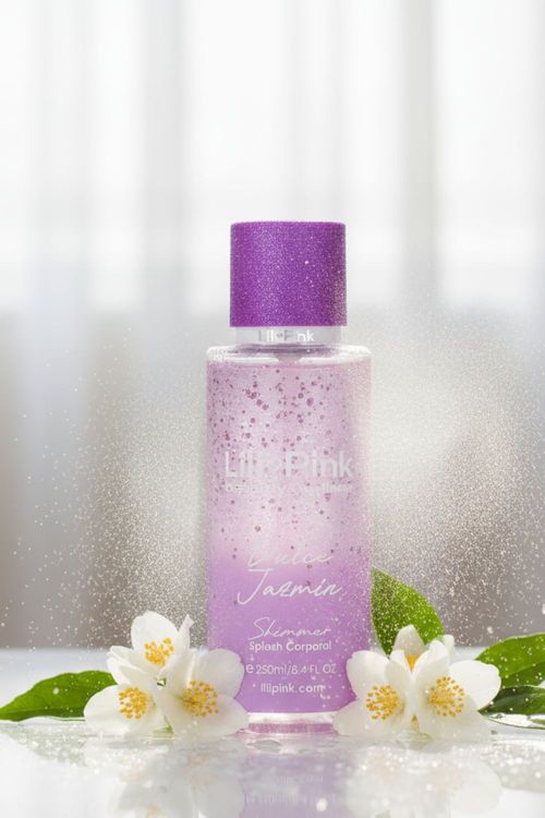 Splash corporal dulce jazmín con shimmer 250ml