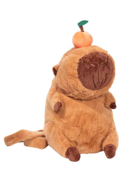 Morral en forma de capibara de 30cm