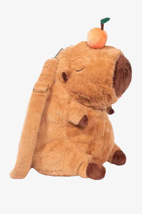 Morral en forma de capibara de 30cm