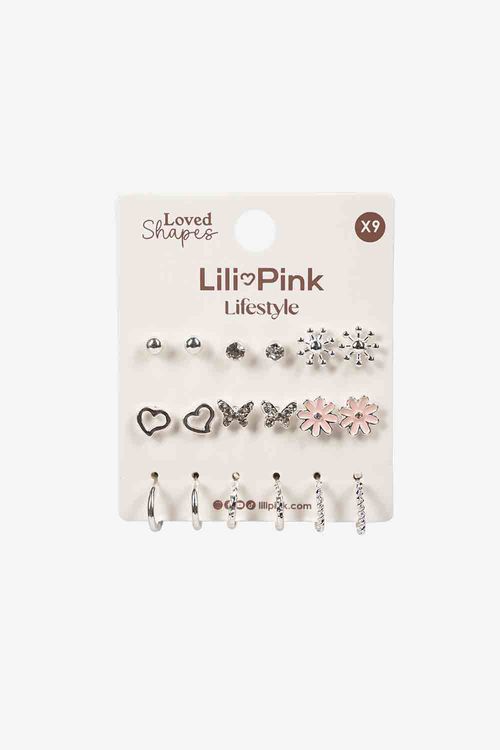 Set aretes para dama x9