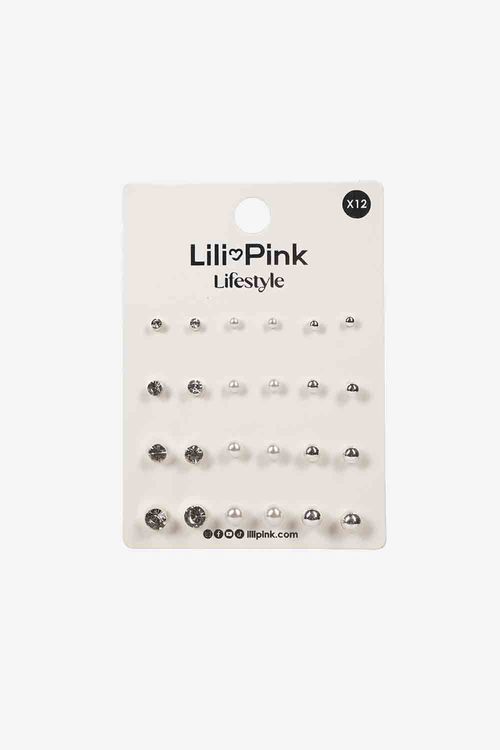 Set aretes basicos x12 unidades