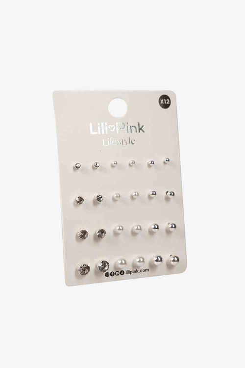 Set aretes basicos x12 unidades