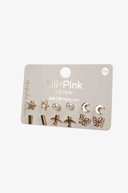 Set x6 pares de aretes para todas las edades y varios diseños