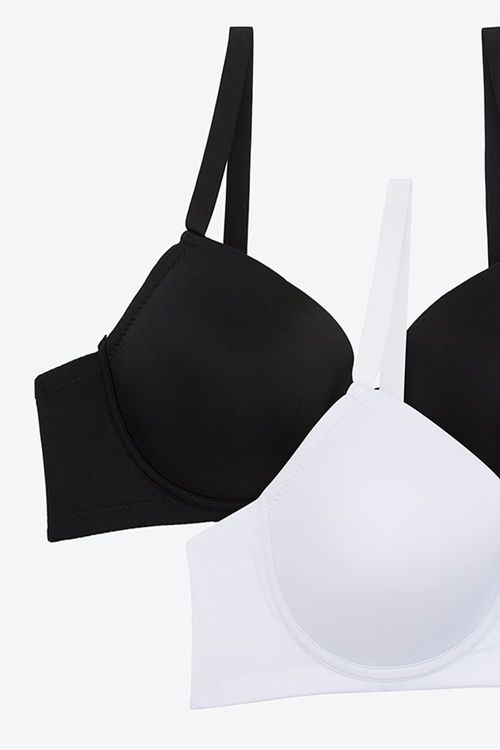 Brasier copa "c" tipo 3/4 paquete x2 en microfibra