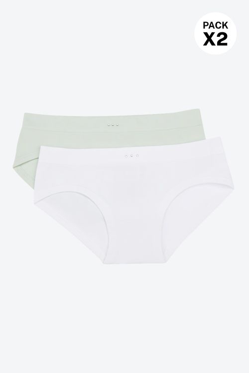 Hípster para niña con tecnologia sin costuras paquete x2