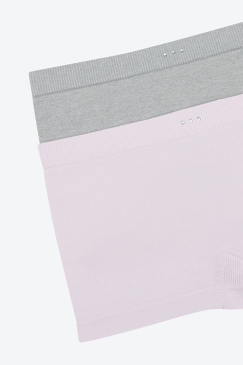 Panty tipo bóxer para niña tecnologia seamless paquete x2