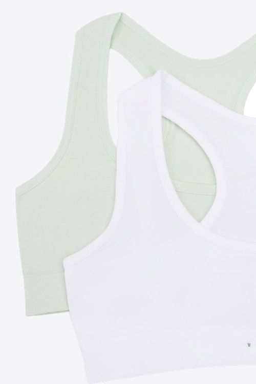 Top para niña con tecnología sin costuras paquete x2