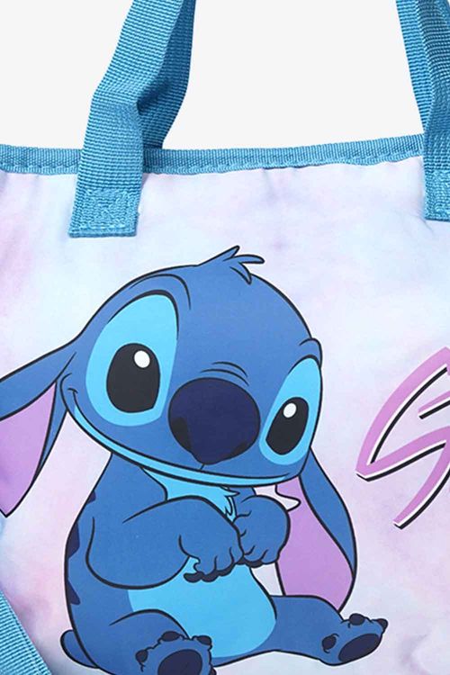 Bolso clasico con diseño de stitch