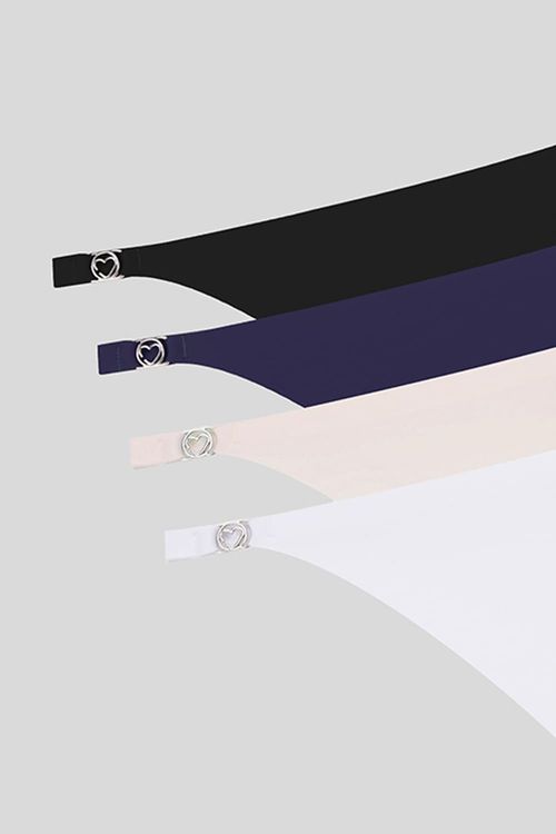 Brasilera en microfibra corte láser paquete x4