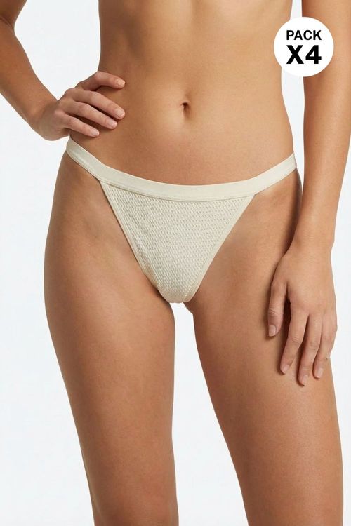 Brasilera tecnologia seamless confeccionado en poliamida paquete x4