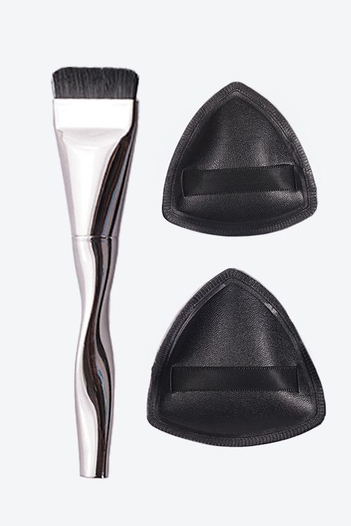 Set aplicadores + brocha para el rostro